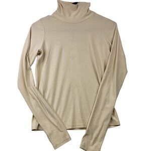 Calia Womens XS Lustralux Turtleneck Cloud Cover Heather Long Sleeve Peachy Soft